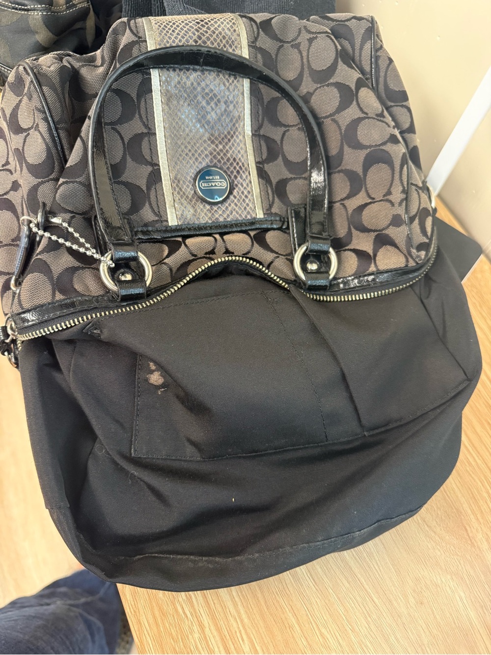 Coach python shoulder bag - Picture 7 of 8